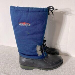 Vintage Wind River Blue Insulated Winter Boots 8